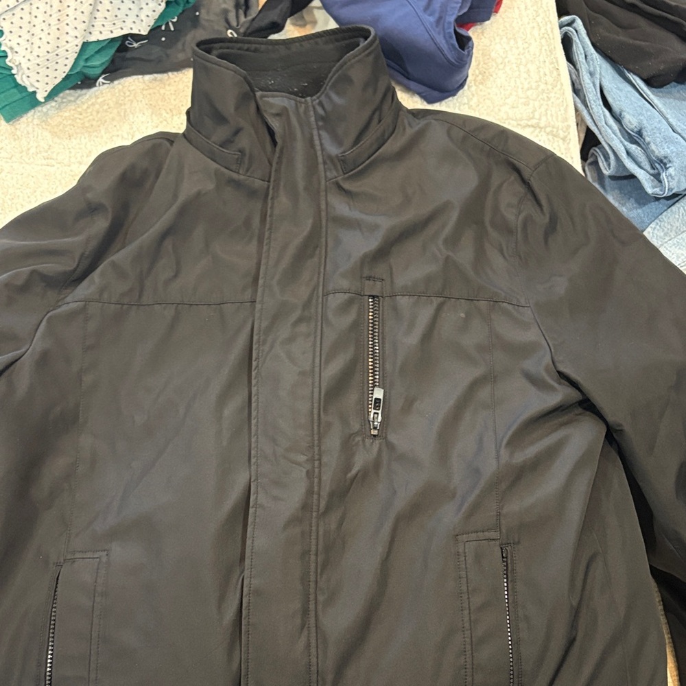 Calvin Klein Men's Dark Gray Windbreaker